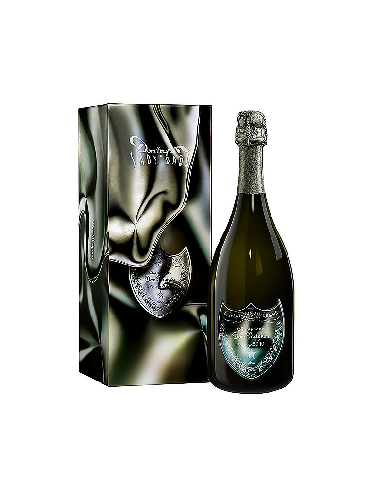 MOET | Champagner Dom Pérignon - Blanc Vintage 2010 EOY 2021 Lady Gaga Geschenkverpackung 750ml | weiß