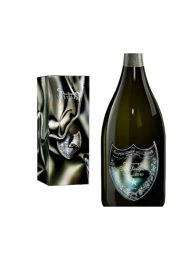 MOET | Champagner Dom Pérignon - Blanc Vintage 2010 EOY 2021 Lady Gaga Geschenkverpackung 750ml | weiß