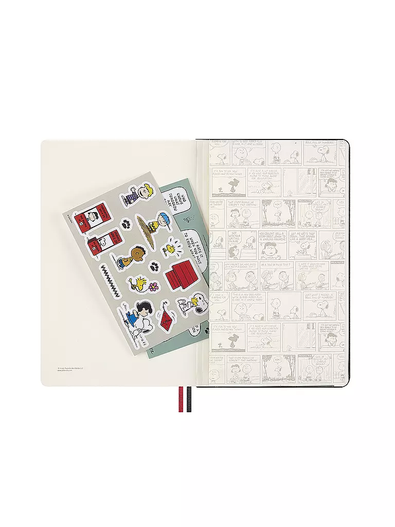 MOLESKINE | Peanuts Snoopy Admirer Notizbuch | schwarz