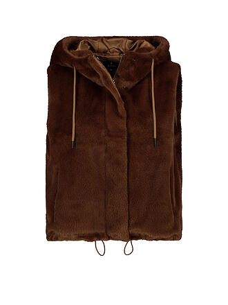 MONARI | Gilet in Felloptik 
