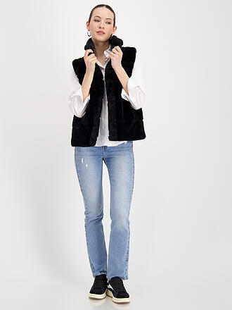 MONARI | Gilet aspect fourrure