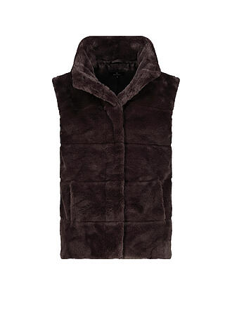 MONARI | Gilet in Felloptik 