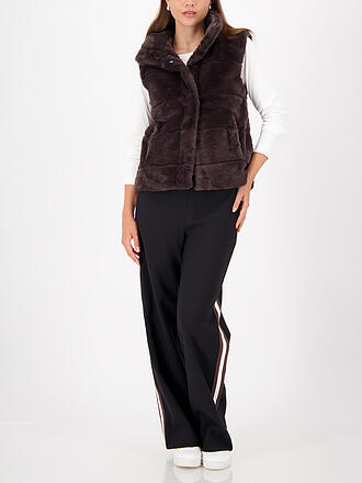 MONARI | Gilet in Felloptik 