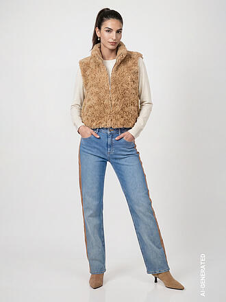 MONARI | Gilet in Felloptik