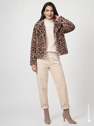 MONARI | Jacke in Felloptik