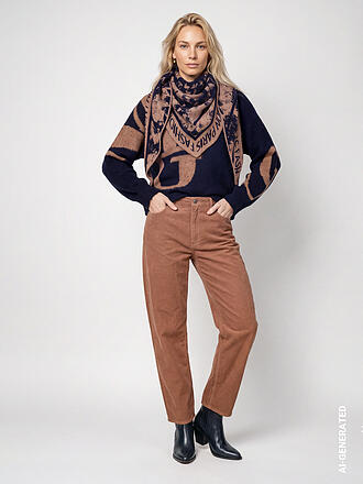 MONARI | Cordhose Barrel Leg