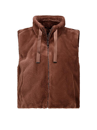 MONARI | Gilet in Felloptik