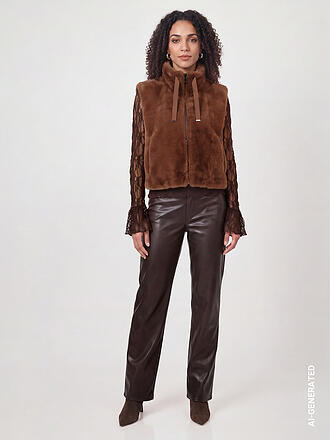 MONARI | Gilet in Felloptik