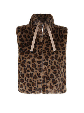 MONARI | Gilet in Felloptik 