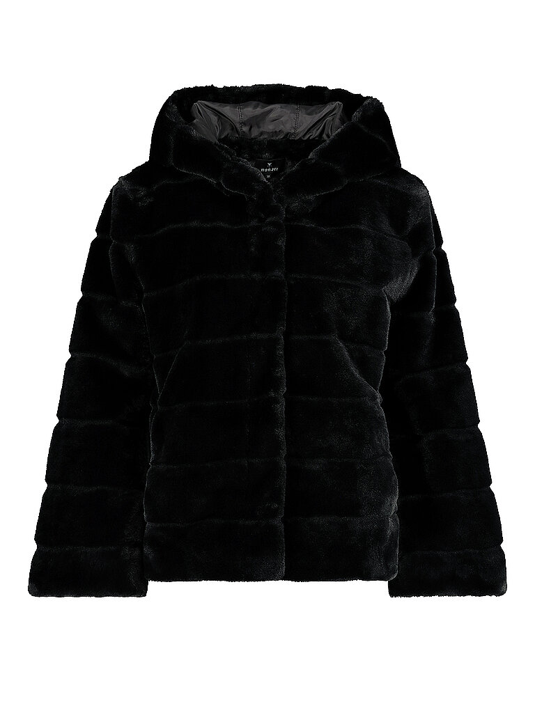 MONARI Felljacke schwarz | 38