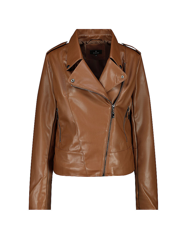 MONARI Jacke in Lederoptik  braun | 34 – monari