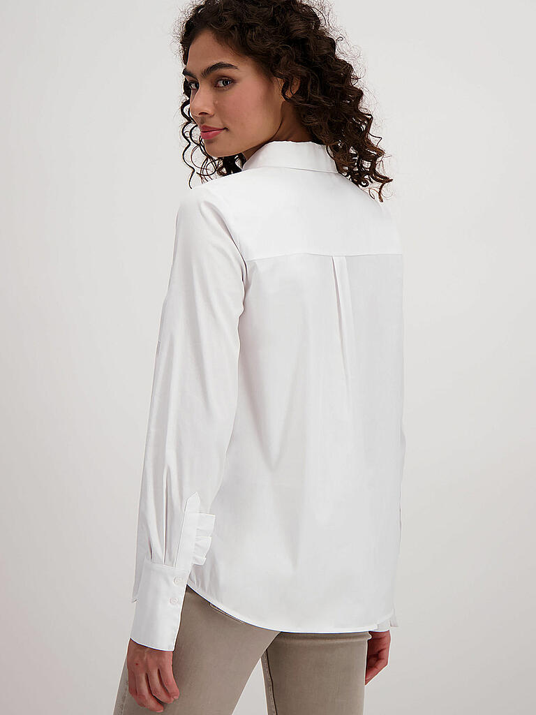 Blouse Femme Longue Classique Basefield - Taille M - Blanc - Occasion Très Bon état