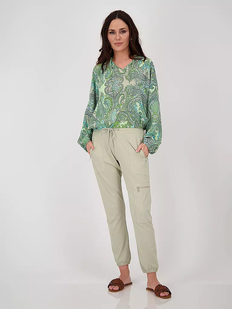 MONARI | Bluse  | dunkelgrün