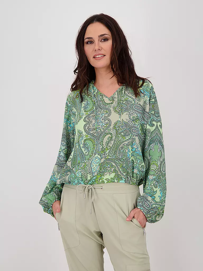 MONARI | Bluse | dunkelgrün