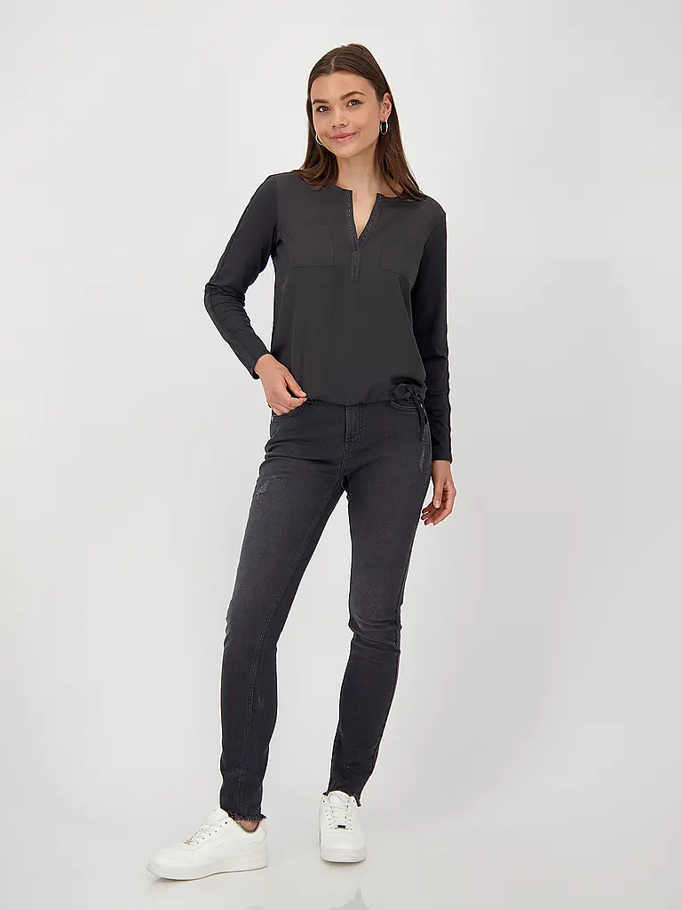 MONARI | Blusenshirt  | schwarz