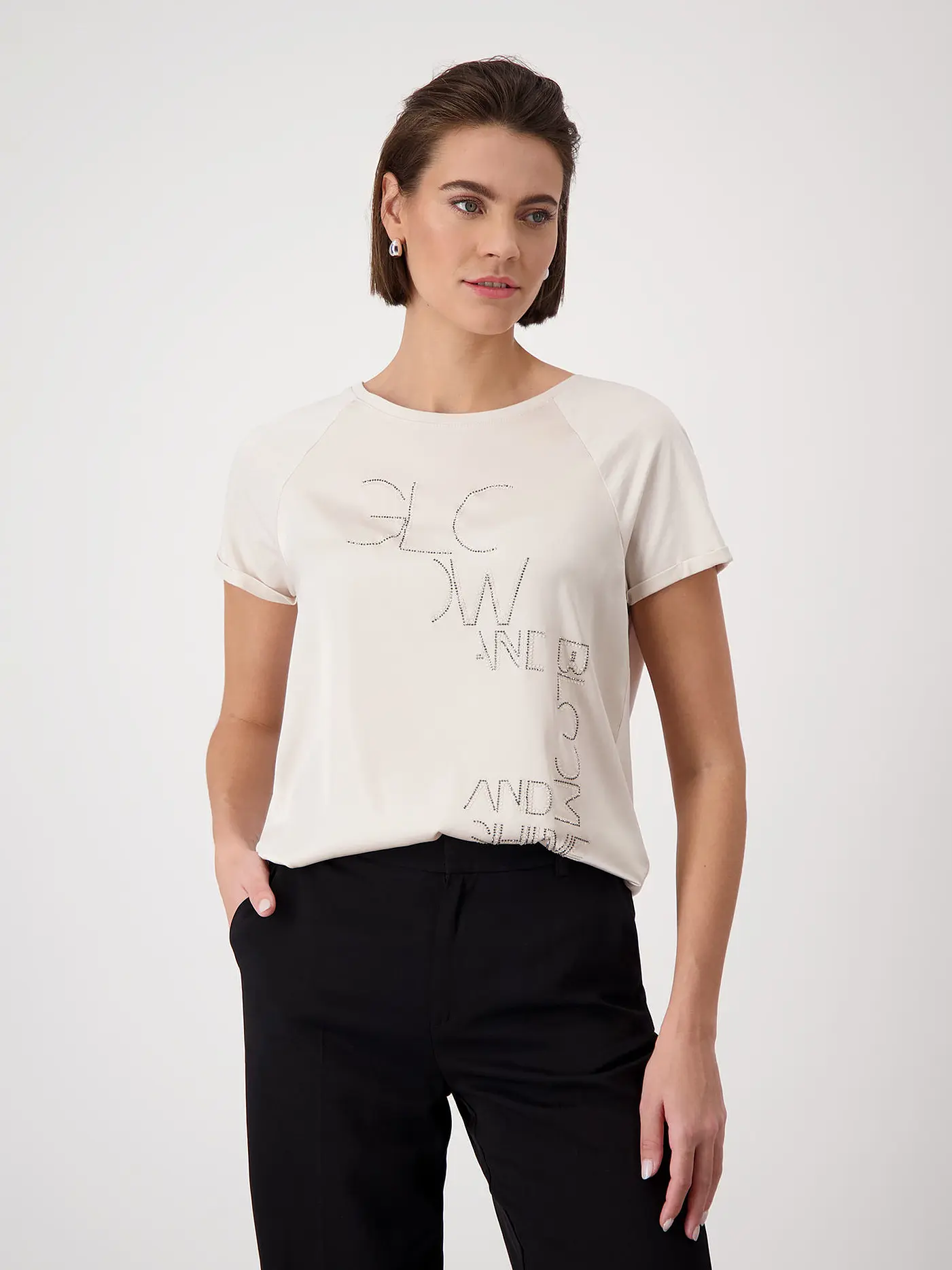 MONARI | Blusenshirt  | creme