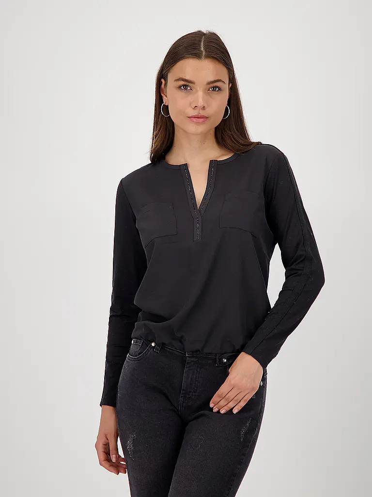 MONARI | Blusenshirt  | schwarz