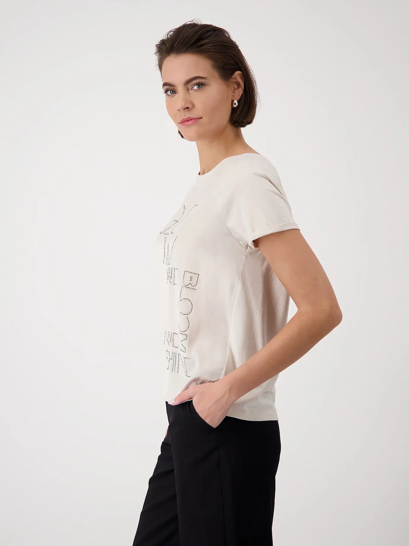 MONARI | Blusenshirt  | creme