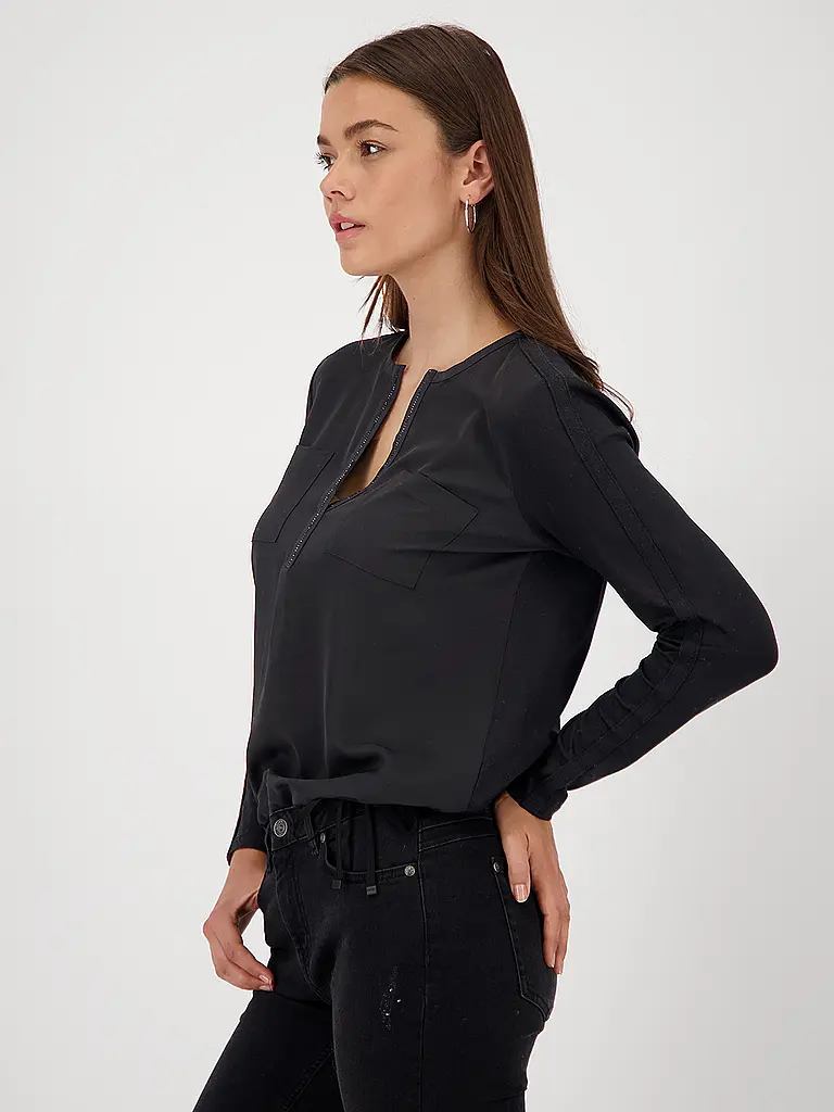 MONARI | Blusenshirt  | schwarz