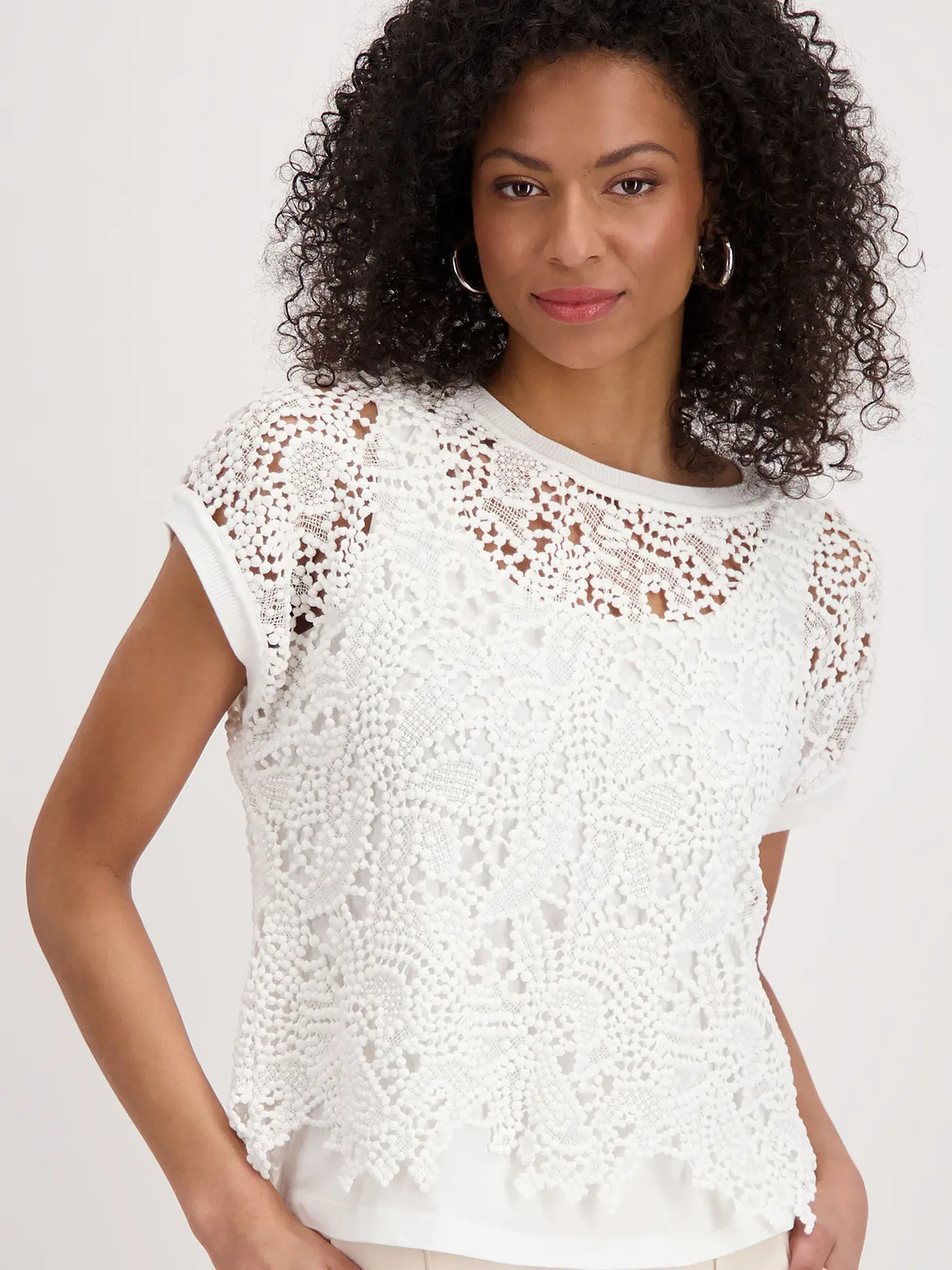 MONARI | Blusenshirt  | creme