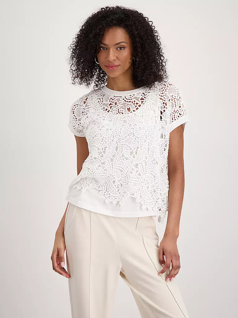 MONARI | Blusenshirt | creme