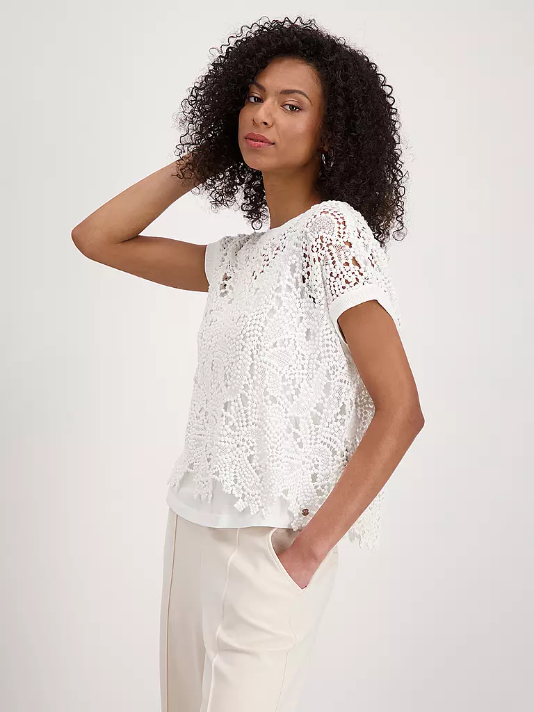 MONARI | Blusenshirt | creme