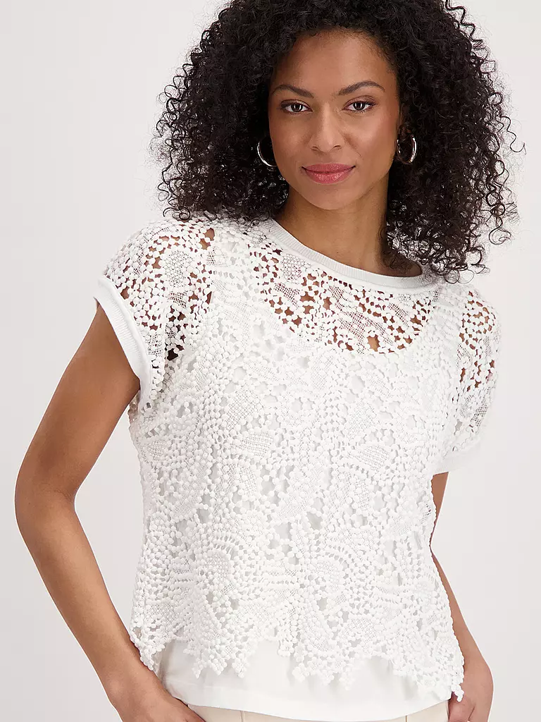 MONARI | Blusenshirt | creme