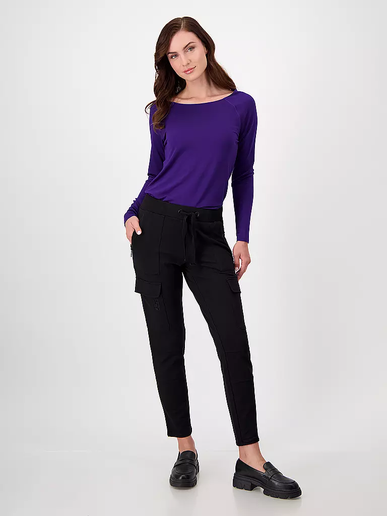 MONARI | Cargohose | schwarz