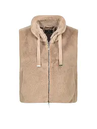 MONARI | Gilet in Felloptik | beige