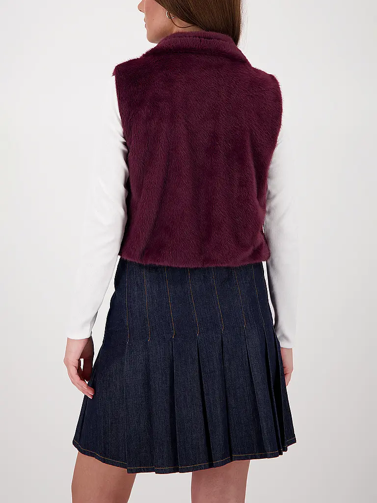 MONARI | Gilet in Felloptik | 