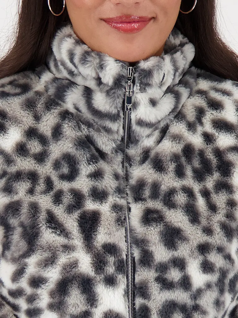 MONARI | Gilet in Felloptik | Beige