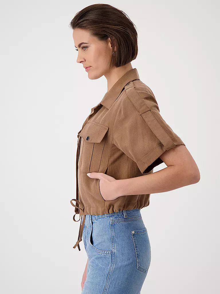 MONARI | Hemdbluse  | camel