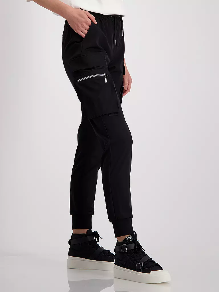 MONARI Distressed Jeans – Stylische Hose Mit Perlenschmuck & Stretch