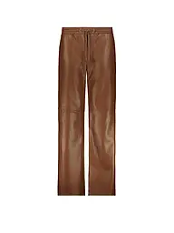 MONARI | Hose in Lederoptik  | hellbraun