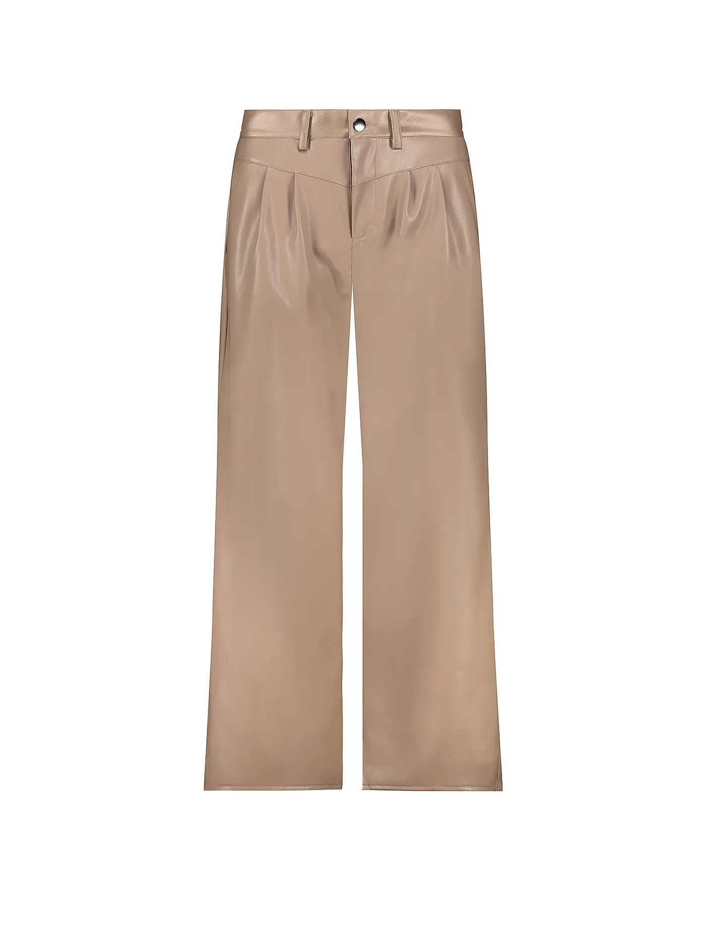 MONARI | Hose in Lederoptik | camel