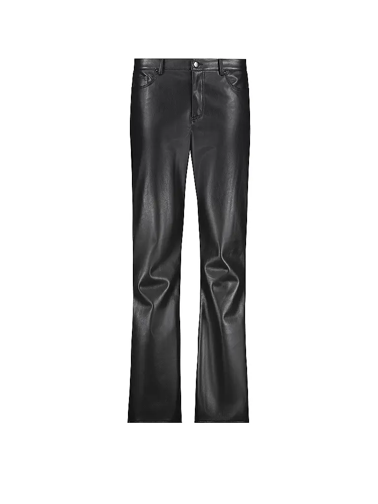MONARI | Hose in Lederoptik | schwarz