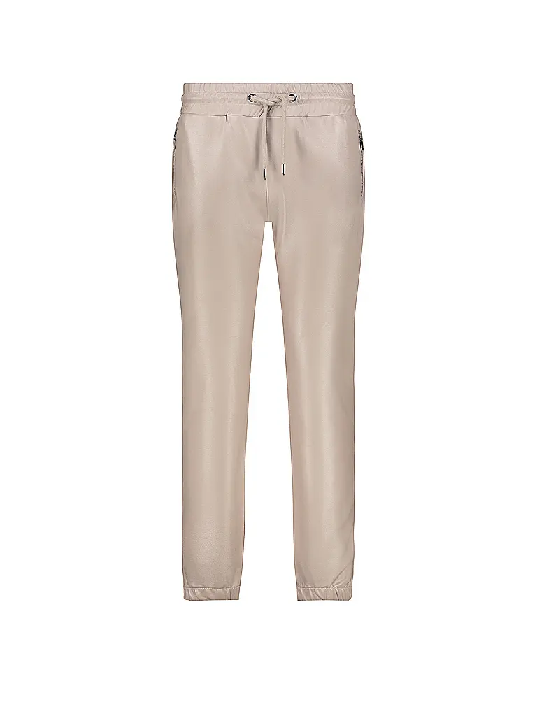 MONARI | Hose in Lederoptik | Beige