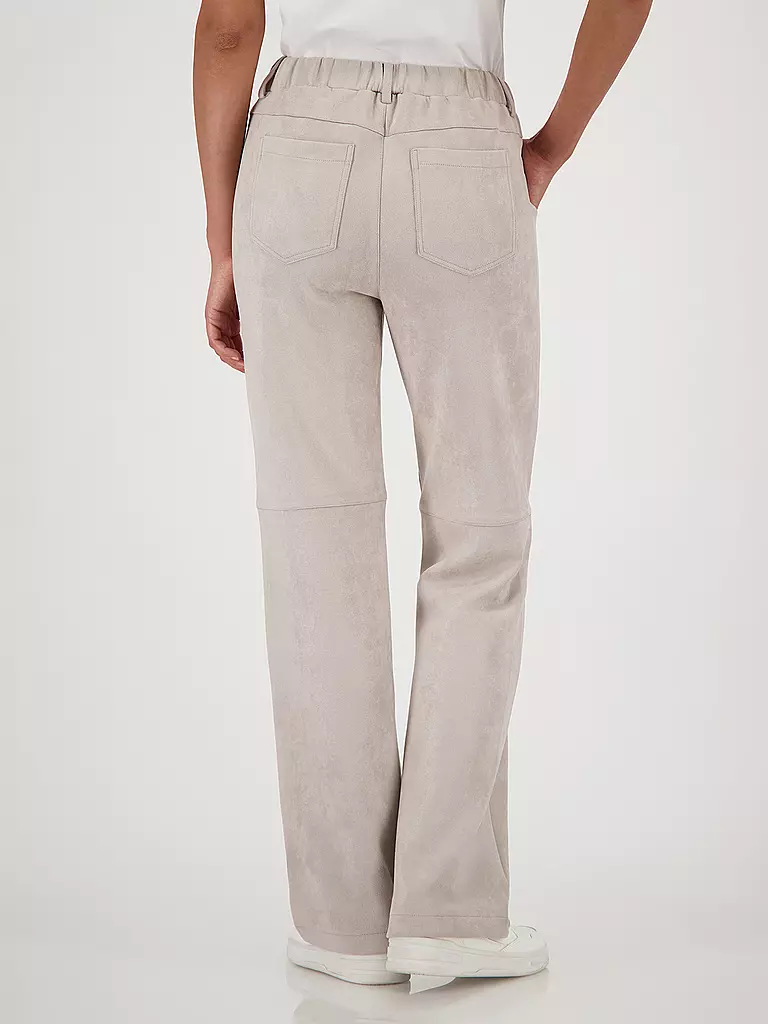 MONARI | Hose in Lederoptik | beige