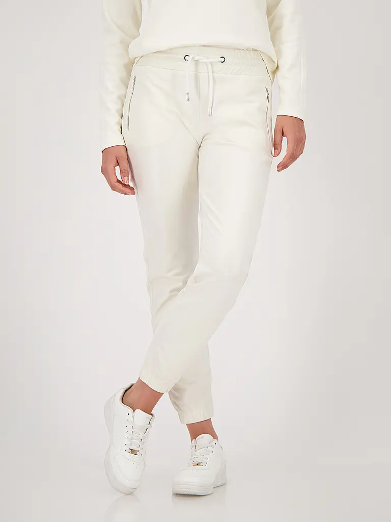 MONARI | Hose in Lederoptik | beige