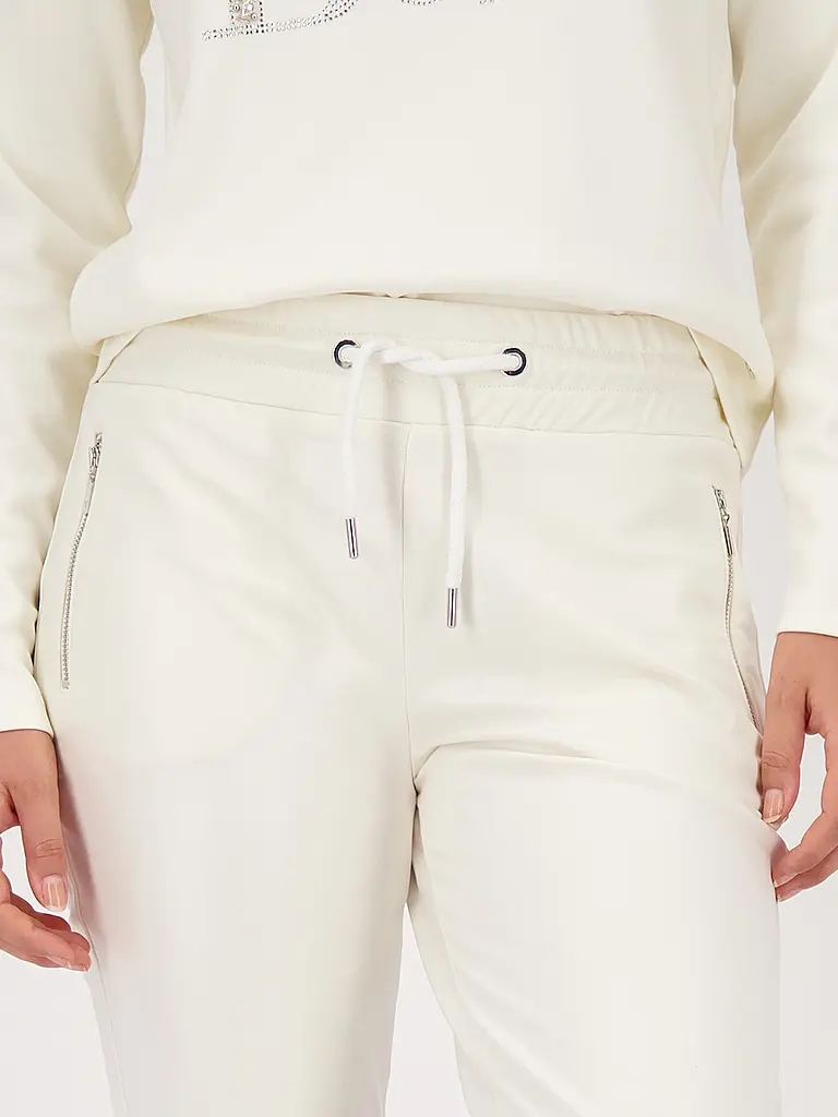 MONARI | Hose in Lederoptik | beige