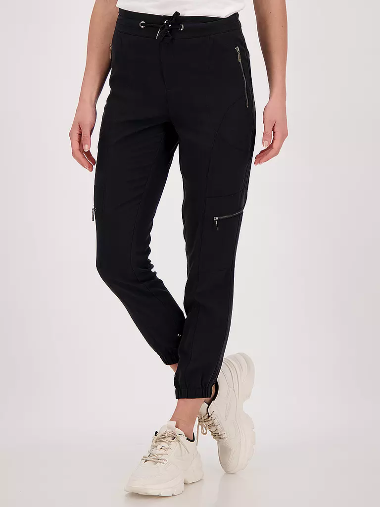 MONARI | Hose Jogging Fit | schwarz
