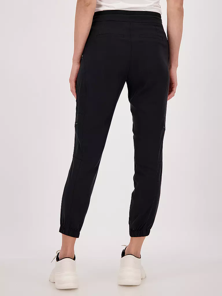 MONARI | Hose Jogging Fit | schwarz