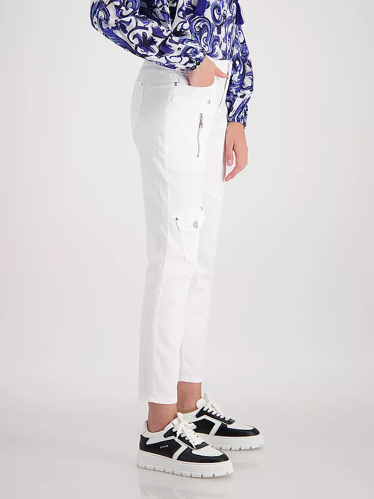 MONARI | Hose Skinny Fit | weiss