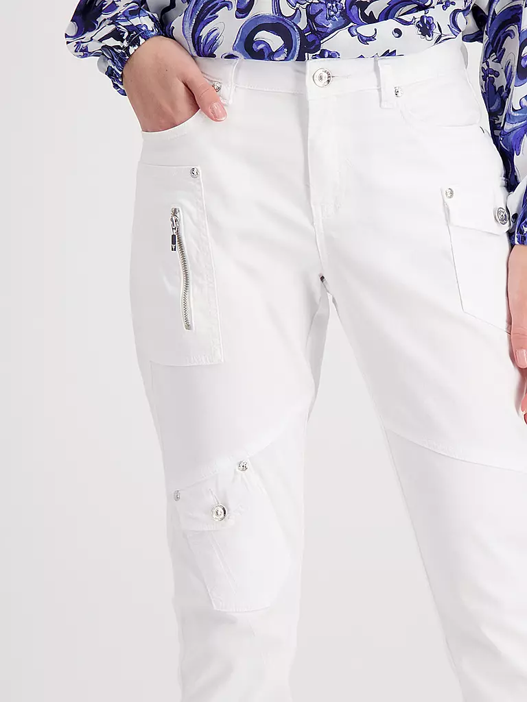 MONARI | Hose Skinny Fit | weiss