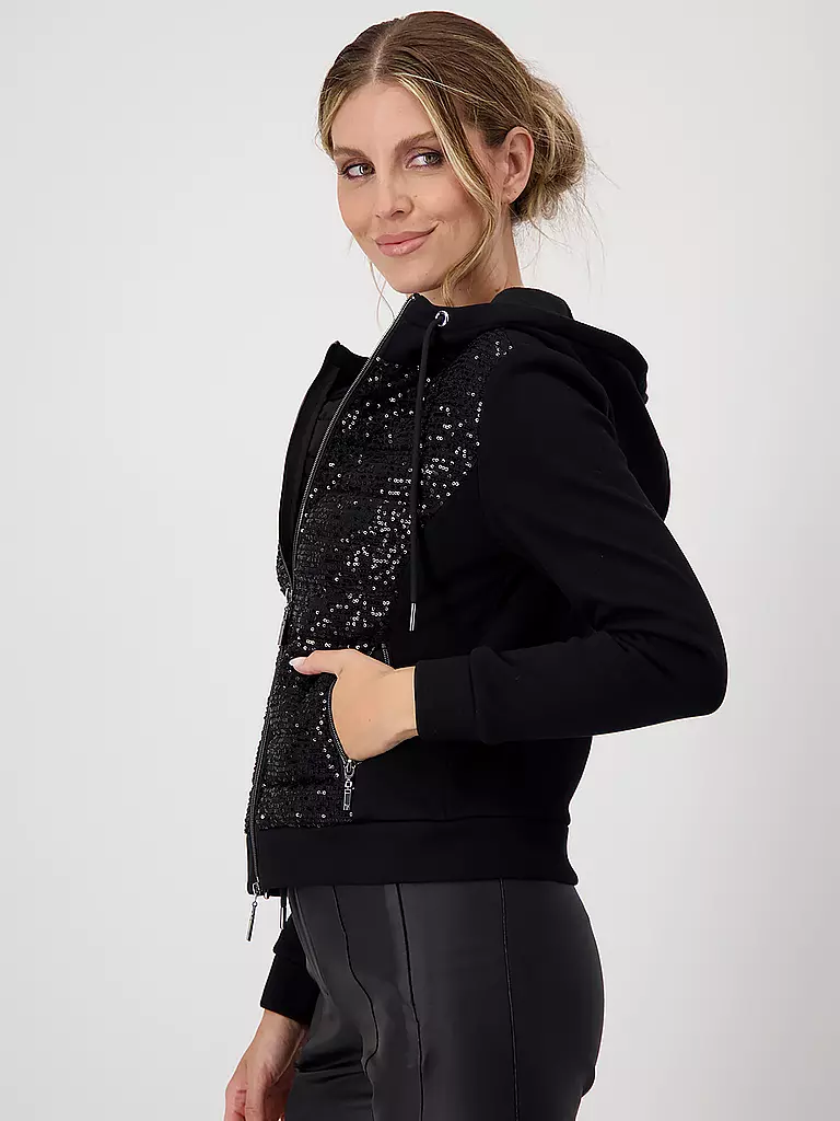 MONARI | Hybridjacke | schwarz
