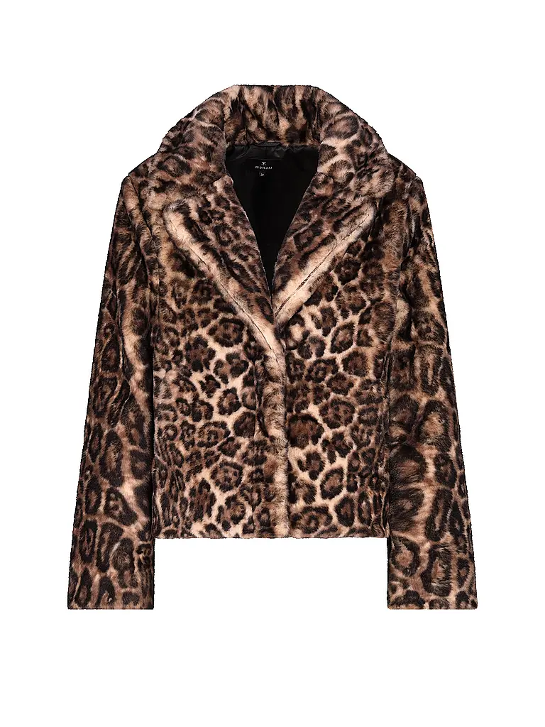 MONARI | Jacke in Felloptik | braun