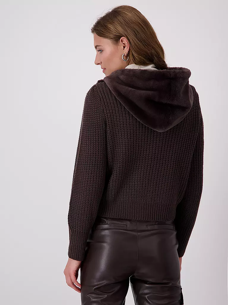 MONARI | Jacke in Felloptik | braun