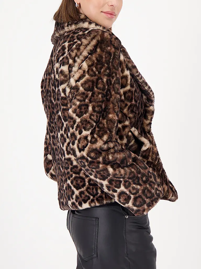 MONARI | Jacke in Felloptik | 