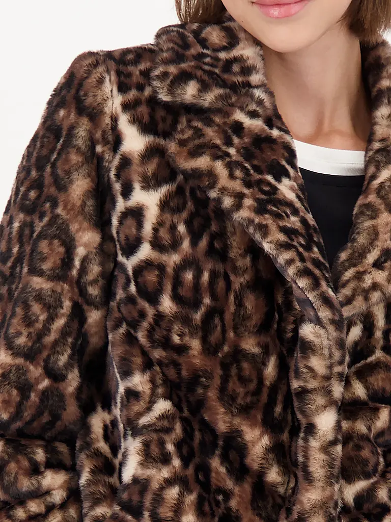 MONARI | Jacke in Felloptik | 
