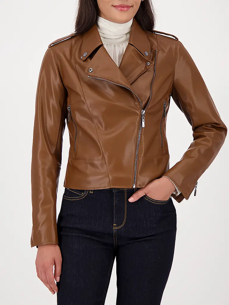 MONARI | Jacke in Lederoptik | 